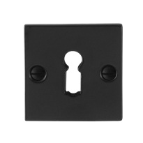 Schlüsselrosette GPF6901.08 52x52x4mm Schmiedeeisen schwarz