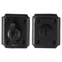 Toilettengarnituren GPF6910.02 59x48x6mm Toilettenstift 8mm Schmiedeeisen schwarz