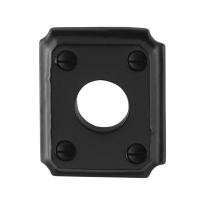 Rosette GPF6100.02 59x48x6mm Schmiedeeisen schwarz