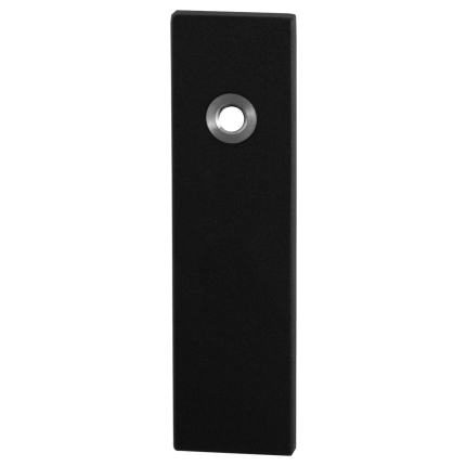 Kurze Schild GPF8100.15 WC57/5 großes Knopf schwarz