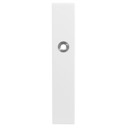 Langes Schild GPF8100.65 WC72/8 großes Knopf weiß